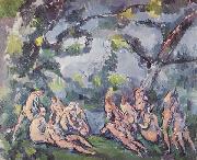 Paul Cezanne The Bathers oil painting artist